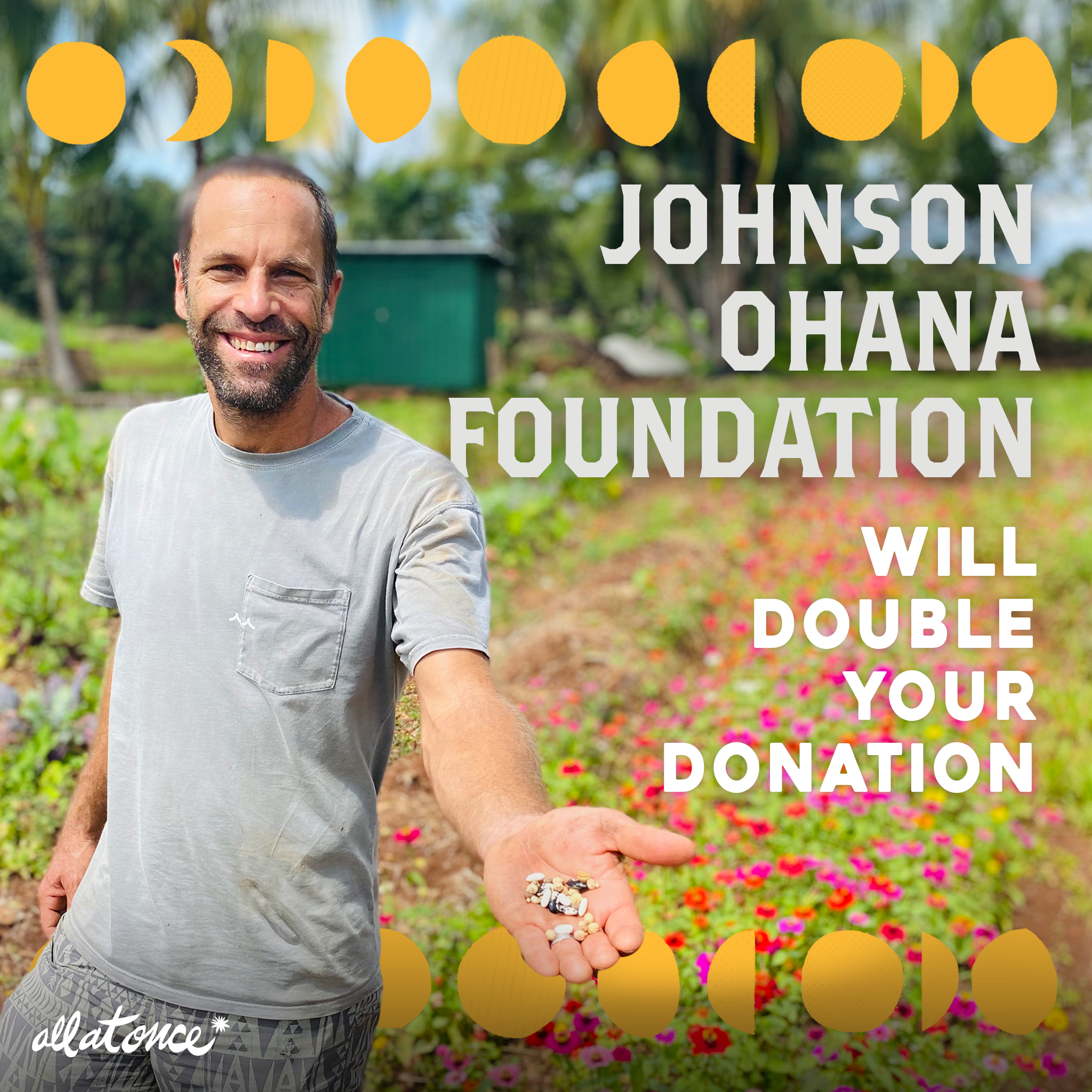 Jack Johnson Ohana foundation will double your donation